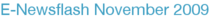 E-Newsflash November 2009